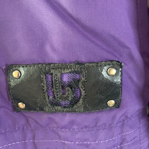 Burton Dryride Ski Snowboard Jacket Coat w/hood Women's Sz M Purple Cool Flavors - Picture 13 of 15